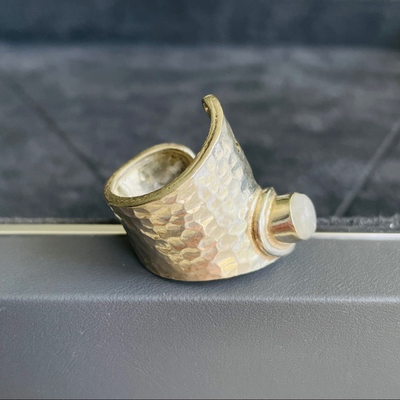 🤍 Stunning Moonstone & Opal Silver Rings 🤍 - Picture 10 of 17